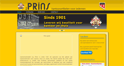 Desktop Screenshot of ajprins.nl